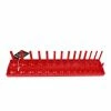 Crimson Force 1/2" Drive SAE Socket Tray Red - CT-2447-005 - Premium Socket Holders for Organized Tool Storage