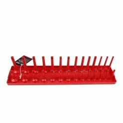 Crimson Force 1/2" Drive SAE Socket Tray Red - CT-2447-005 - Premium Socket Holders for Organized Tool Storage