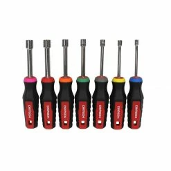 Crimson Force 7 Piece SAE Nut Driver Set - CT-2443-001 - Premium Nut Drivers for Professionals