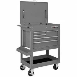 Crimson Force 30-Inch 5-Drawer Tool Cart in Gray - Heavy-Duty Tool Storage Solution -Crimson Force Sales Shop 1ab6b7d41e6552875fec64bd372fcb327303ccda 24570005