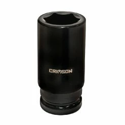 Crimson Force 3/4" Drive 6 Point 1-1/8" Deep Impact Socket - 7016263 | Heavy-Duty Socket for Professional Use