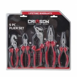 Crimson Force 5-Piece Pliers Set - CT-2432-016 | Cutters & Nippers for Precision Work
