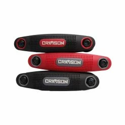 Crimson Force 3 Piece Folding Hex Key Set CT-2441-001 | Durable Hex Keys for Precision Tasks