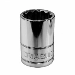 Crimson Force 1/2" Drive 17 mm 12-Point Socket - Durable & Precision Tool - 7014517