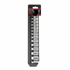 Crimson Force 13-Piece 3/8" Drive Metric Socket Set with Rail - 7019301 | Durable Hand Tools for Precision Work