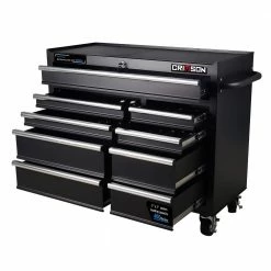 Crimson Force 9-Drawer Tool Chest 42" Gloss Black CT421809BSC-RK – Heavy Duty Tool Storage