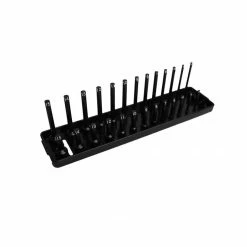Crimson Force 1/4" Drive Metric Socket Tray Black - CT-2447-002 | Premium Socket Holder for Organized Tool Storage