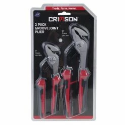 Crimson Force 2 Pack Groove Joint Plier - 88-281-0204 - Durable Hand Tools for Professional and DIY Use