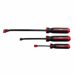 Crimson Force 3 Piece Pry Bar Set - CT-2427-001 - Durable Hand Tools for Heavy-Duty Prying and Nail Pulling