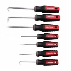 Crimson Force 7 Piece Pick and Hook Set - CT-2442-009 - Durable Hand Tools for Precision Work