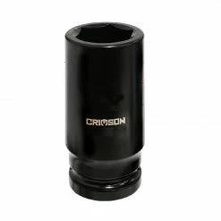 Crimson Force 3/4" Drive 6 Point 33 mm Deep Impact Socket - Heavy Duty Automotive Tool