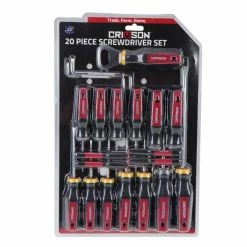 Crimson Force 20 Piece Screwdriver Set - 88-279-0204 - High-Quality Hand Tools for Precision Work